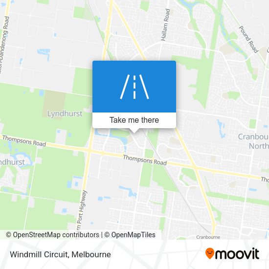 Windmill Circuit map