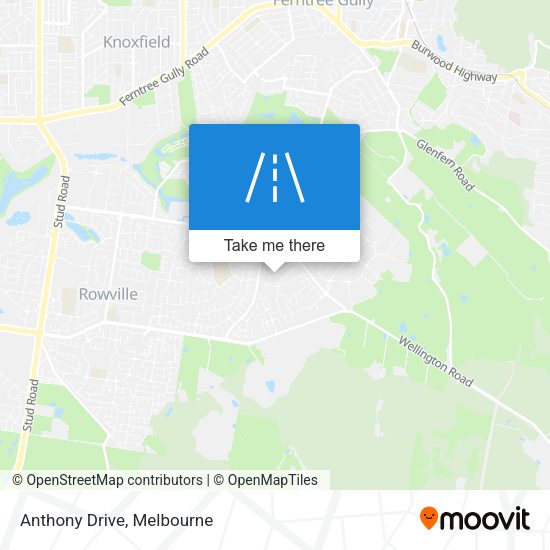 Anthony Drive map