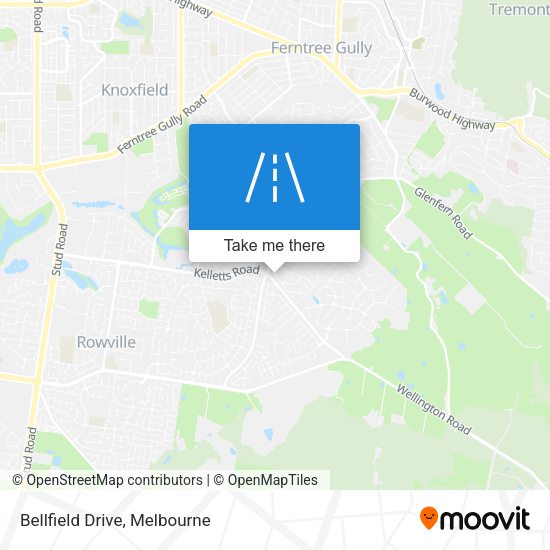 Bellfield Drive map