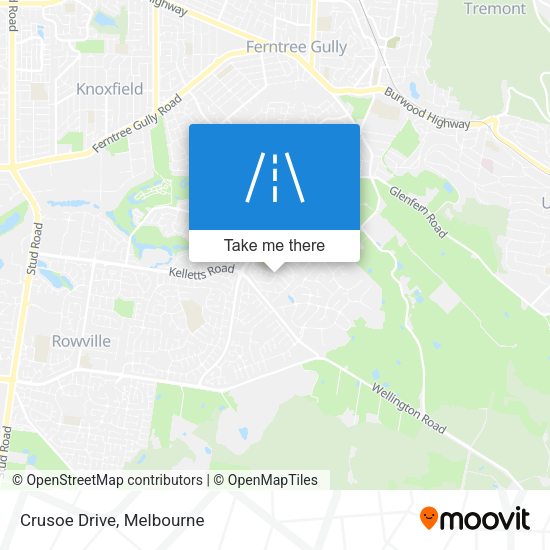 Crusoe Drive map