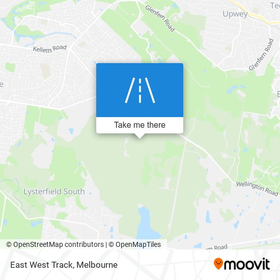 East West Track map