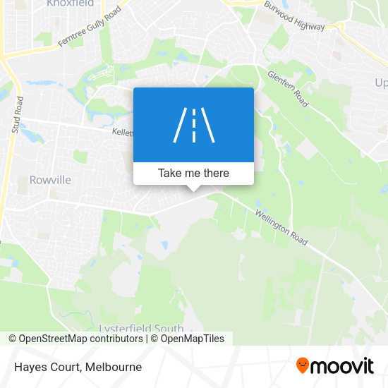 Hayes Court map