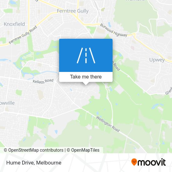 Hume Drive map