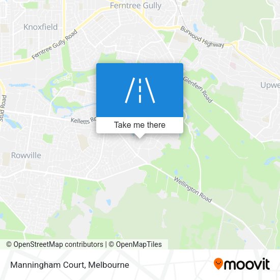Manningham Court map