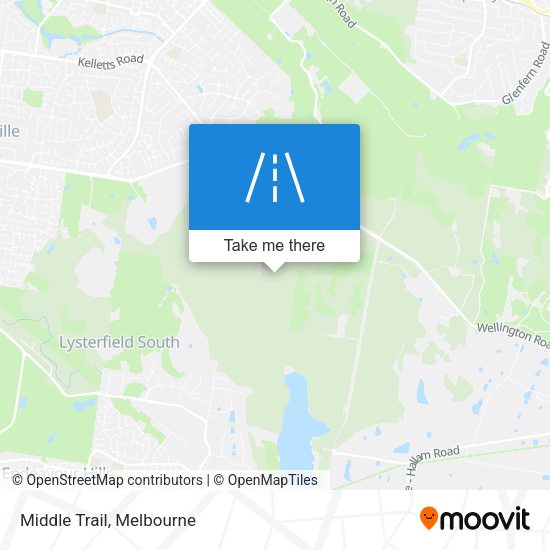 Middle Trail map