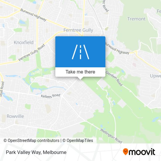 Park Valley Way map