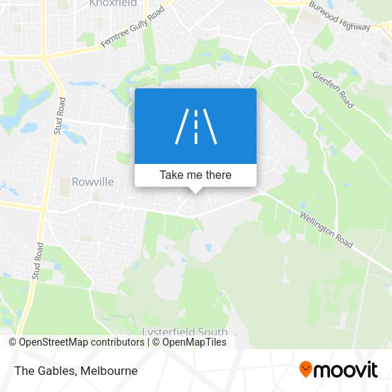 The Gables map