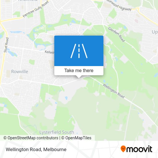 Wellington Road map