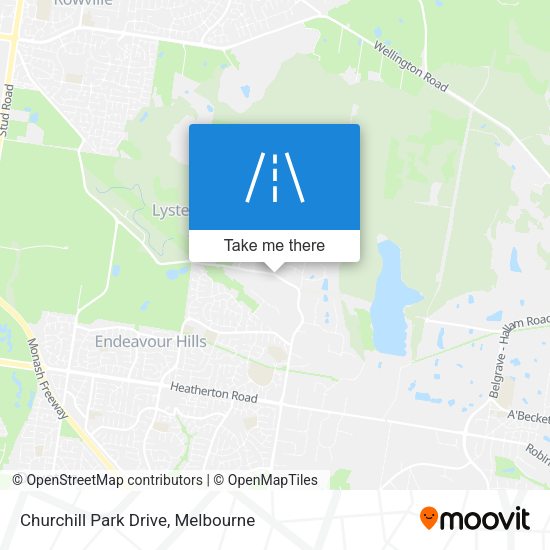 Churchill Park Drive map