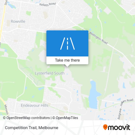 Competition Trail map