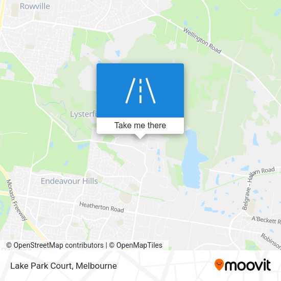 Lake Park Court map