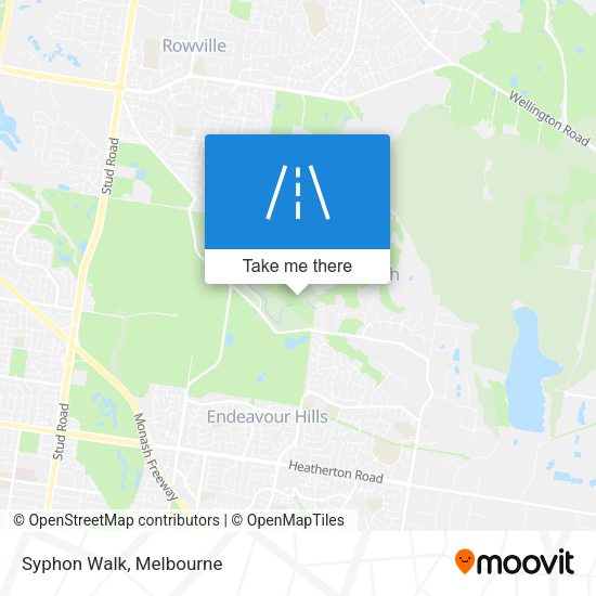 Syphon Walk map