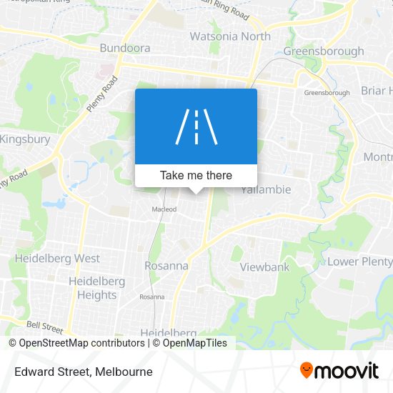 Edward Street map