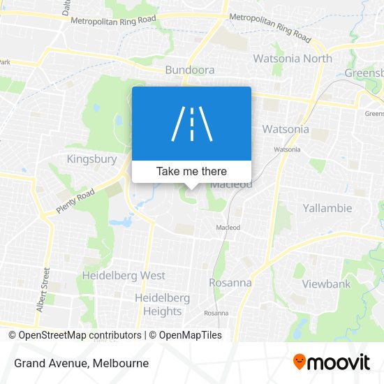 Grand Avenue map