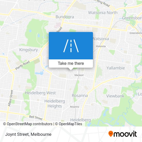 Joynt Street map