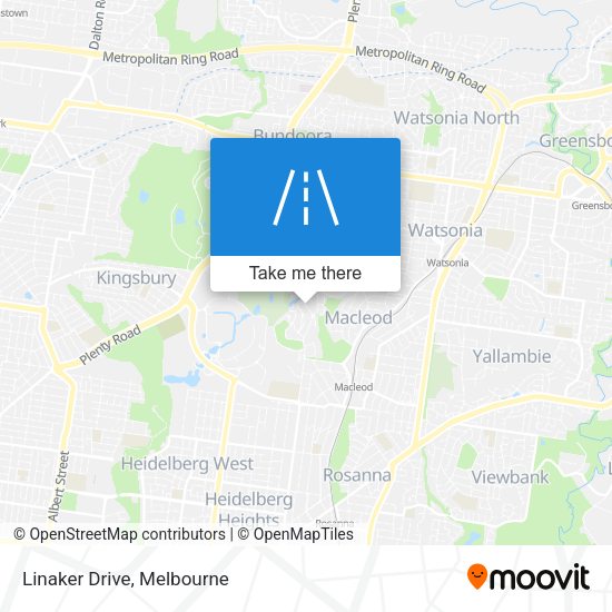 Linaker Drive map