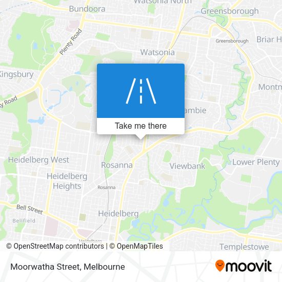 Moorwatha Street map