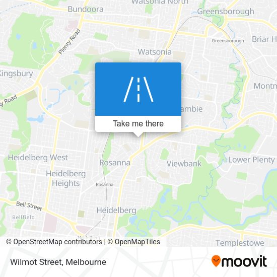 Wilmot Street map