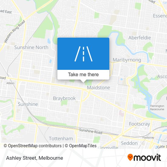 Ashley Street map