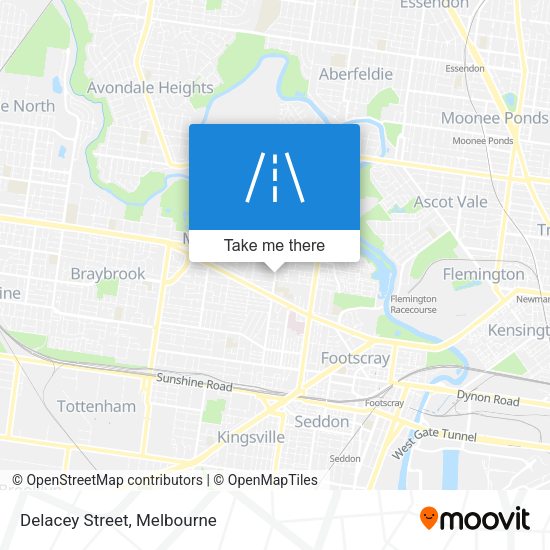 Delacey Street map