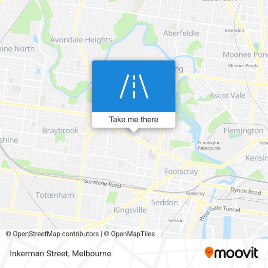 Inkerman Street map