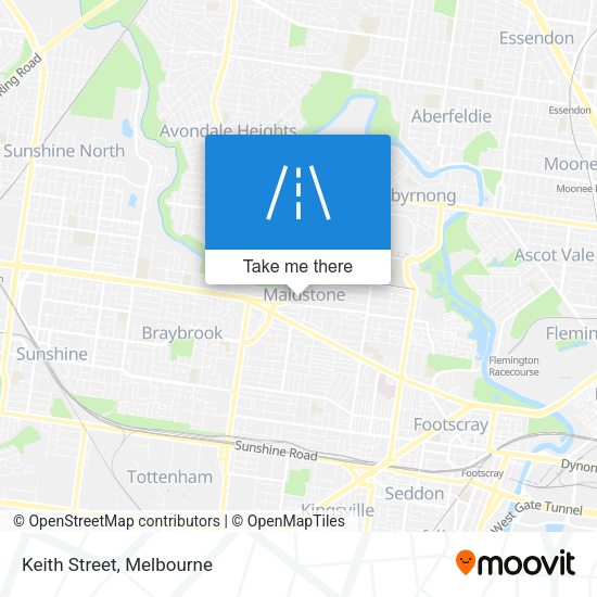 Keith Street map
