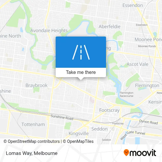 Mapa Lomas Way