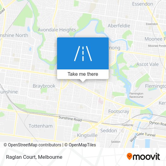 Raglan Court map
