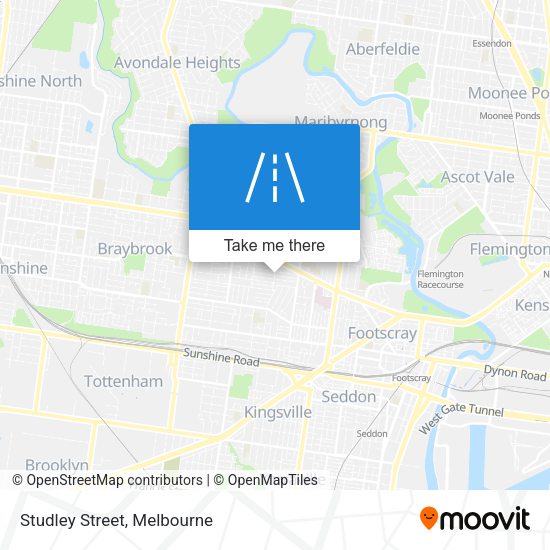 Studley Street map