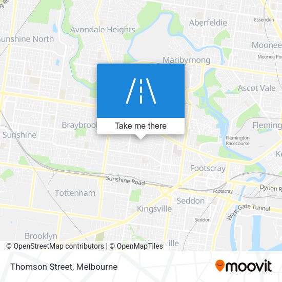 Thomson Street map