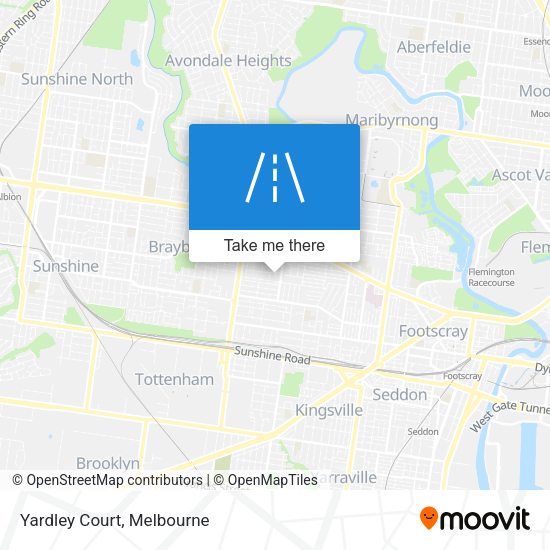Yardley Court map