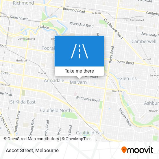 Ascot Street map