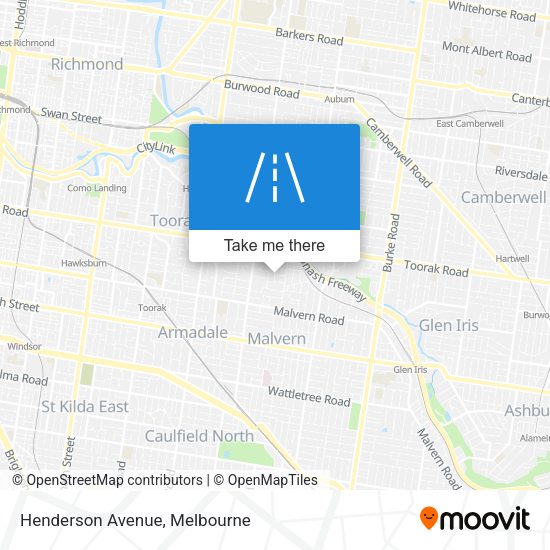Henderson Avenue map