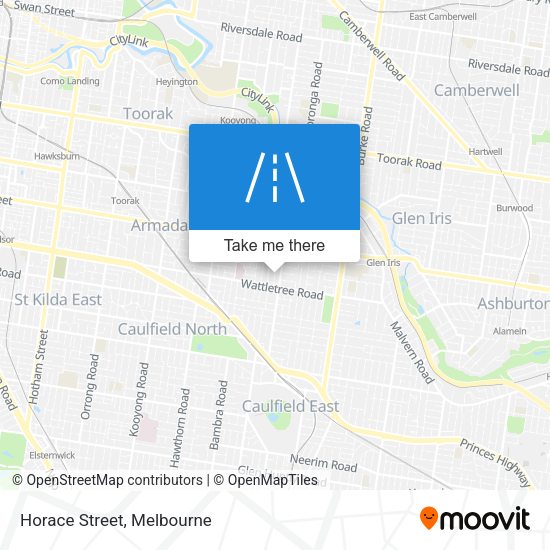 Horace Street map