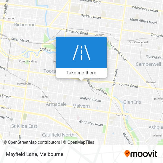 Mayfield Lane map