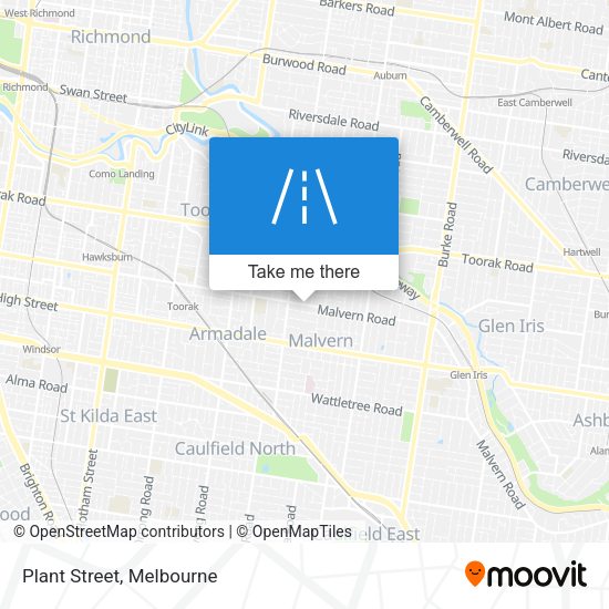 Plant Street map
