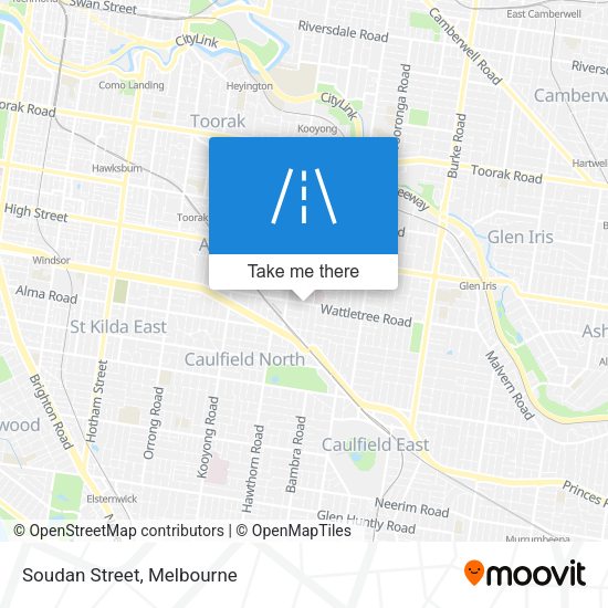 Soudan Street map
