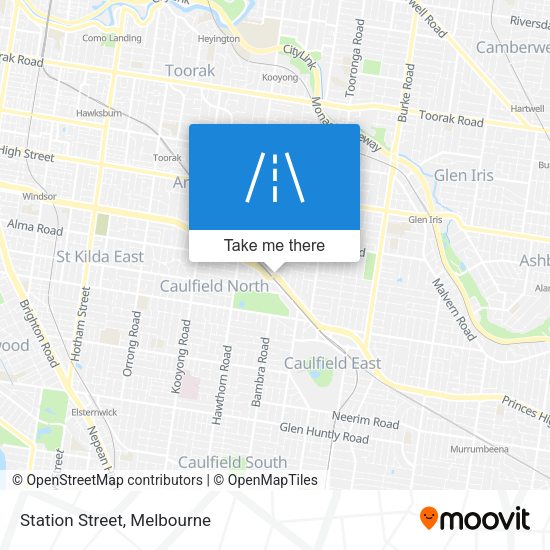 Station Street map