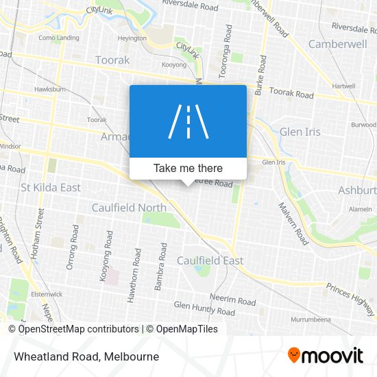 Wheatland Road map