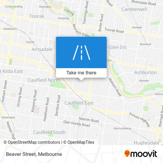 Beaver Street map