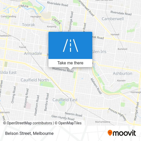 Belson Street map