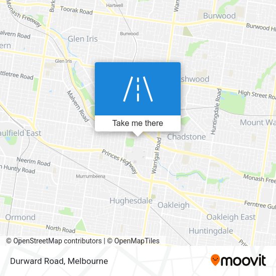 Durward Road map