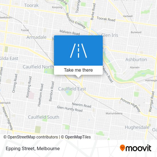 Epping Street map