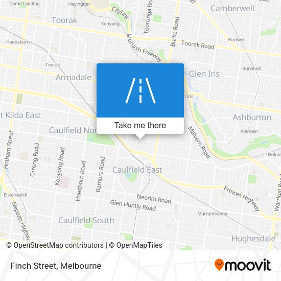 Finch Street map