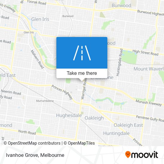 Ivanhoe Grove map