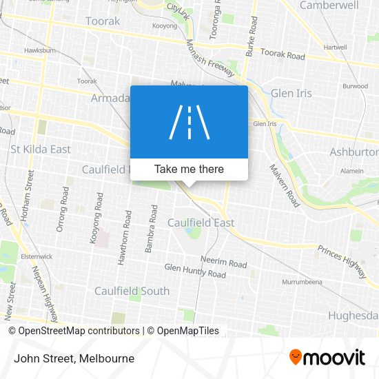 John Street map