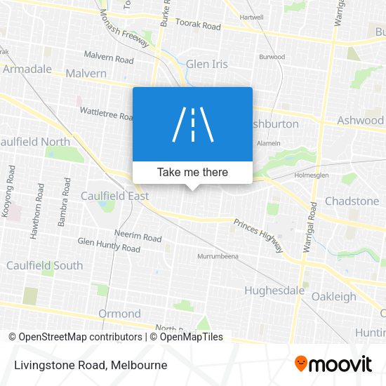 Livingstone Road map