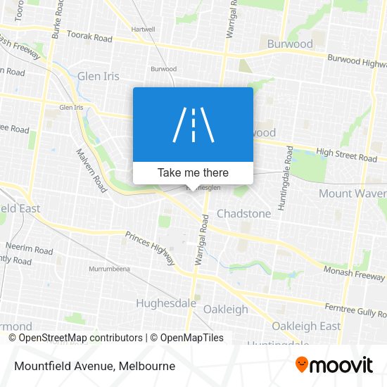Mountfield Avenue map