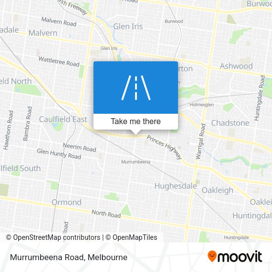 Murrumbeena Road map