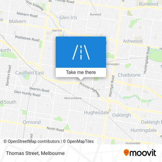 Thomas Street map